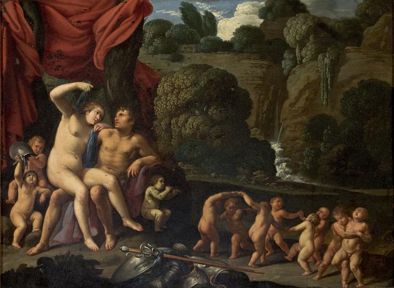 Carlo Saraceni Mars and Venus oil painting picture